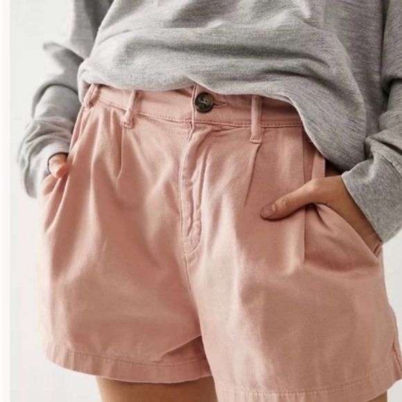 Free People Billie Chino Shorts Size 0 - Picture 2 of 9